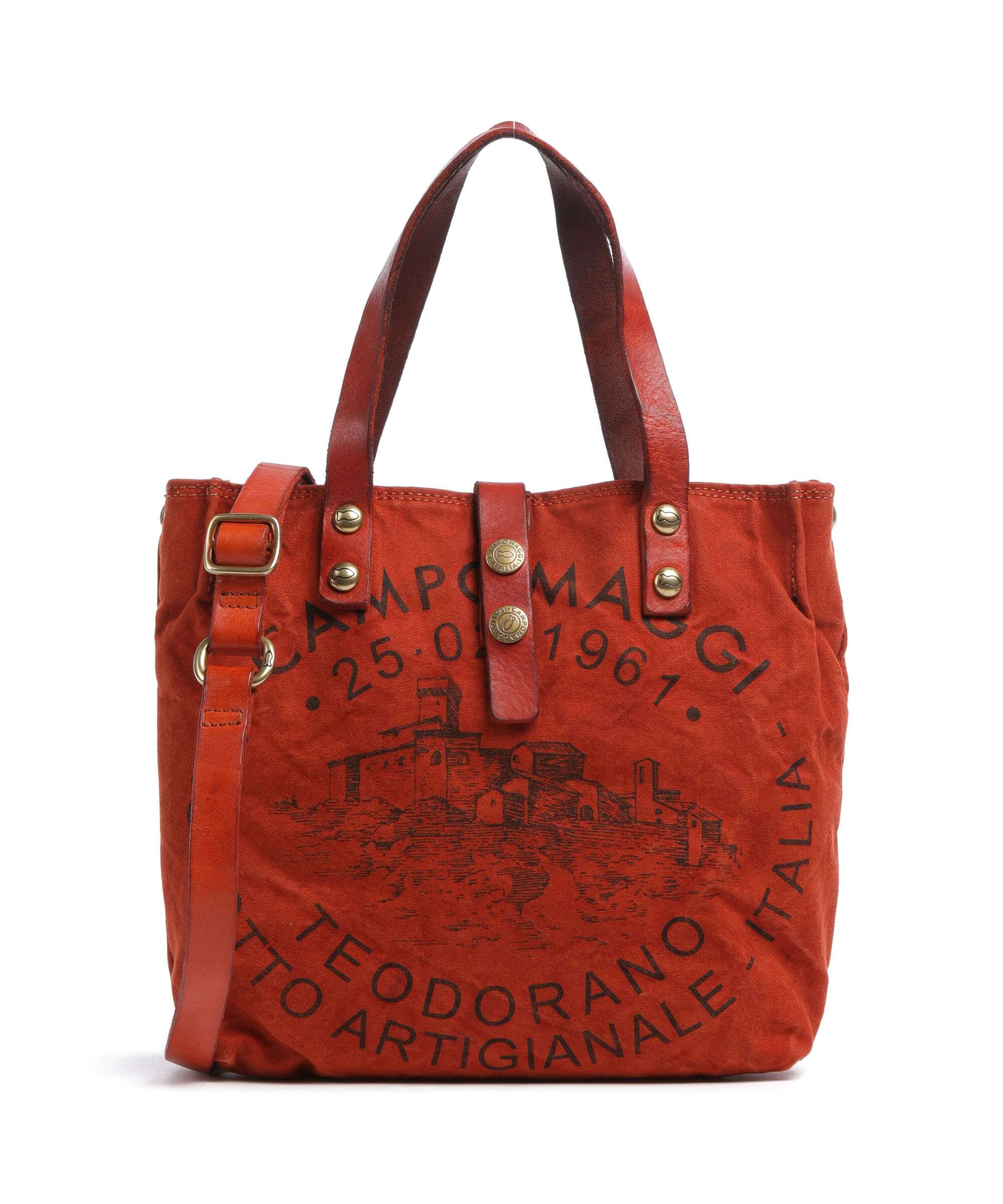 Campomaggi Handbag beige/cotto/nera