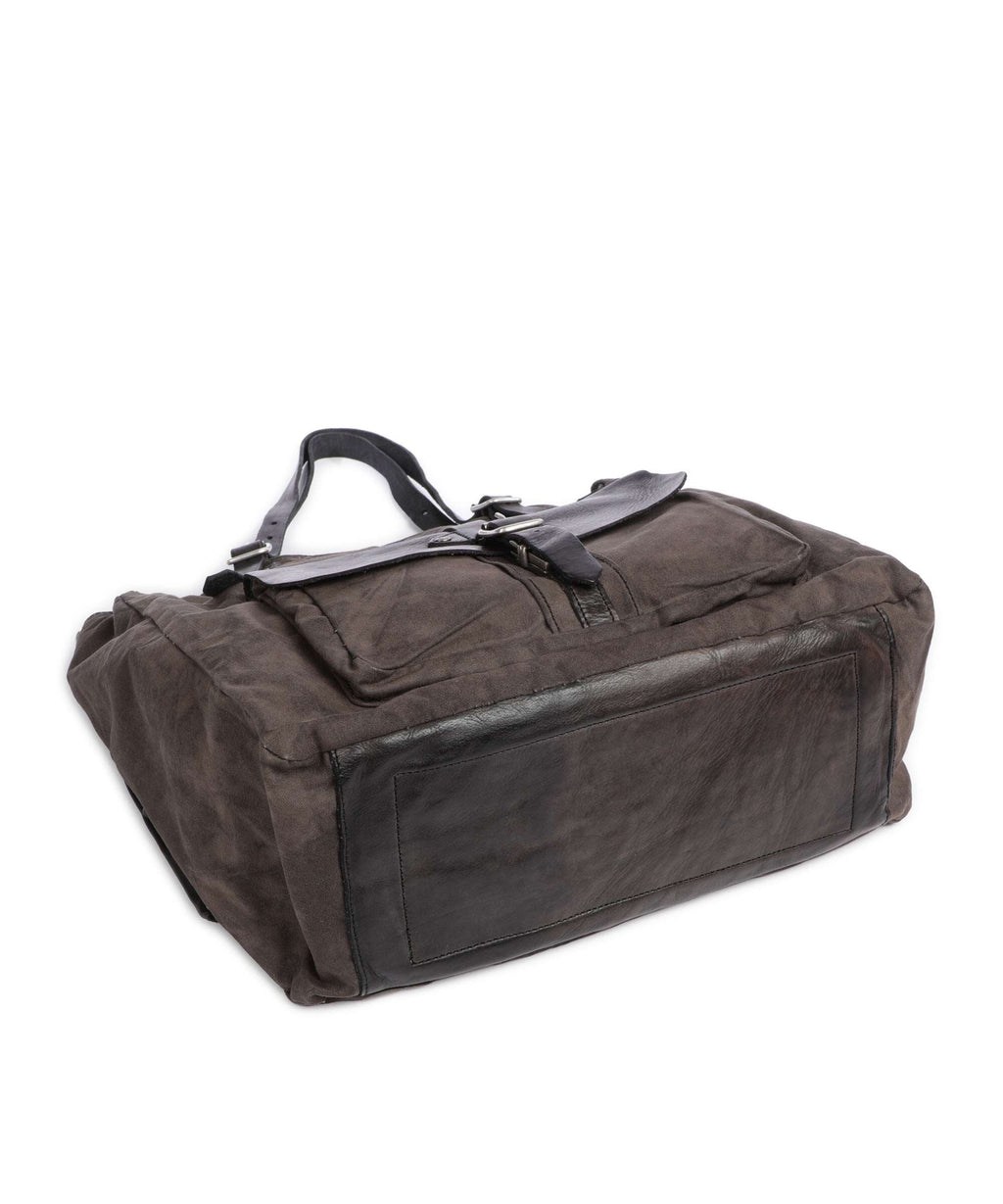 Campomaggi Tote bag verde militare/grigio