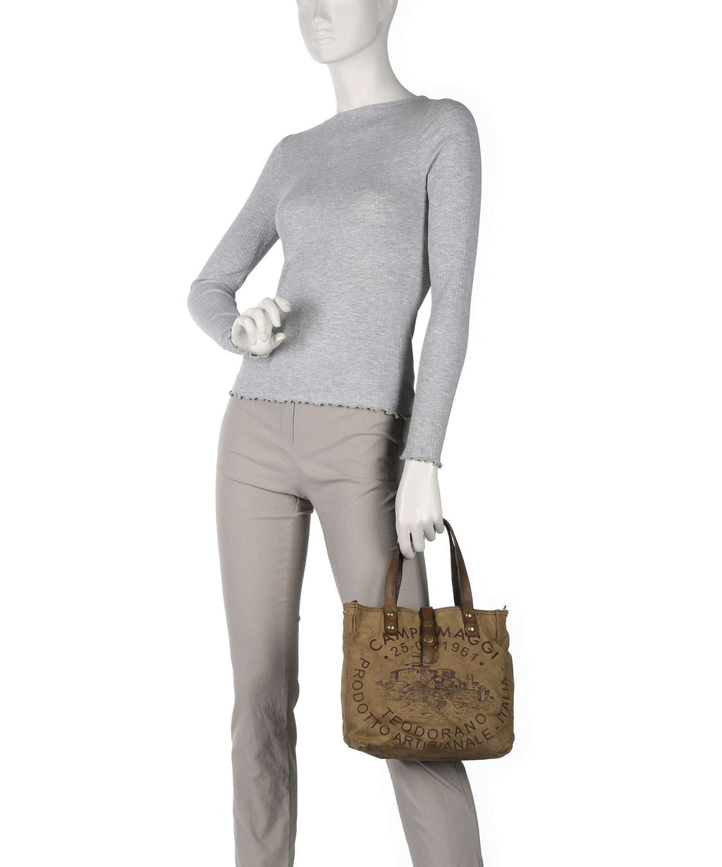 Campomaggi Handbag beige/militare/moro