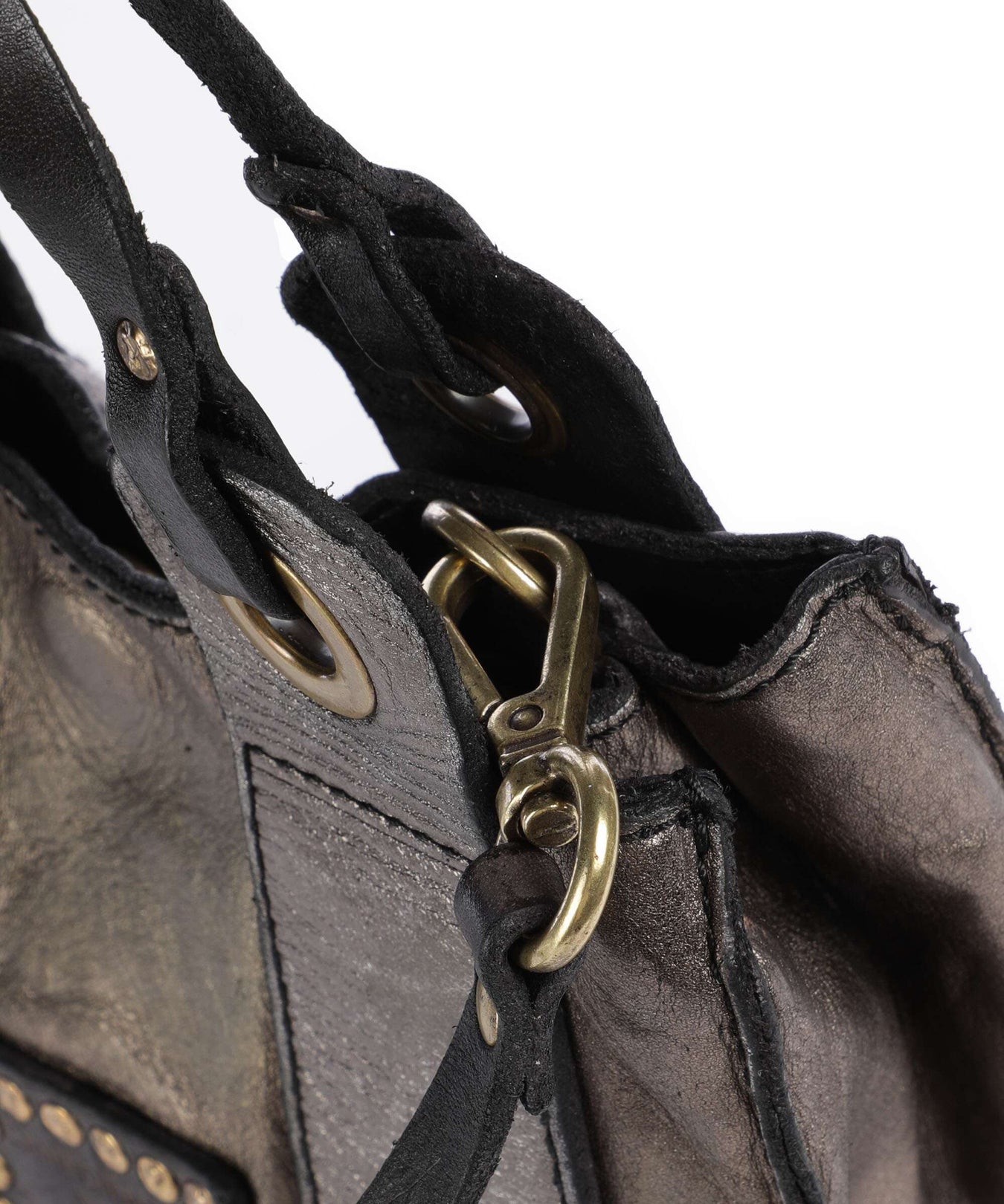 Campomaggi Crossbody bag lead grey