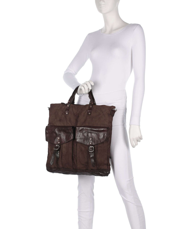 Campomaggi Backpack bag verde militare/moro