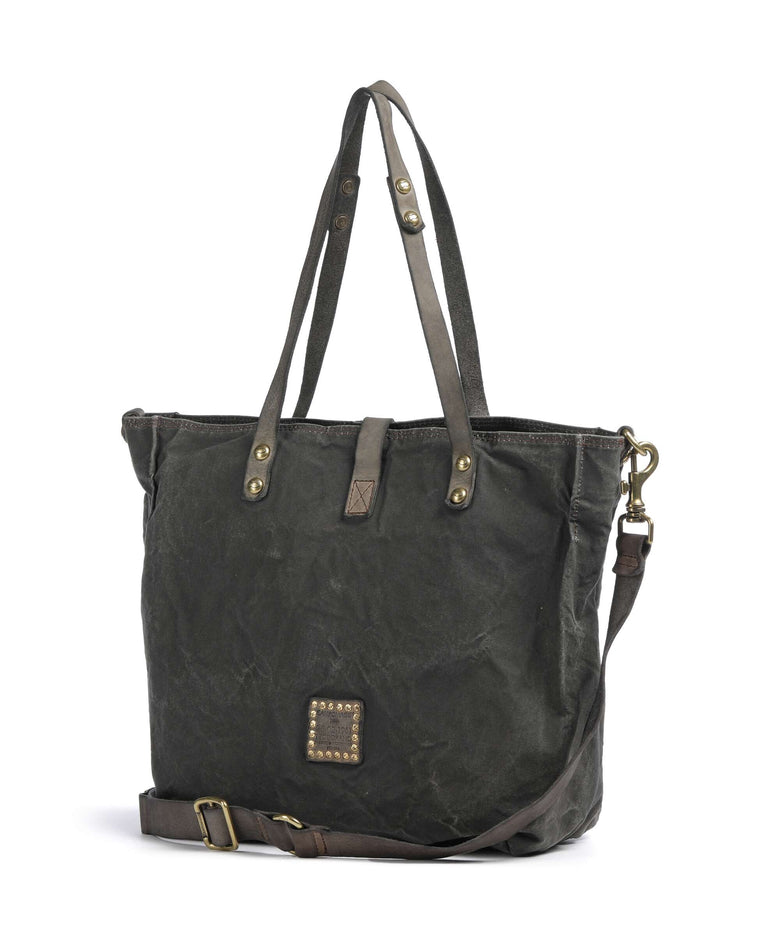 Campomaggi Tote bag grigio ghiaccio