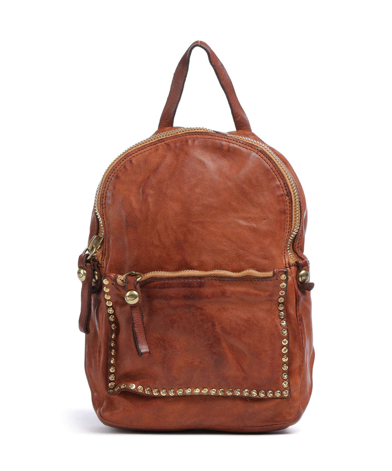 Campomaggi Backpack fine grain cow leather cognac