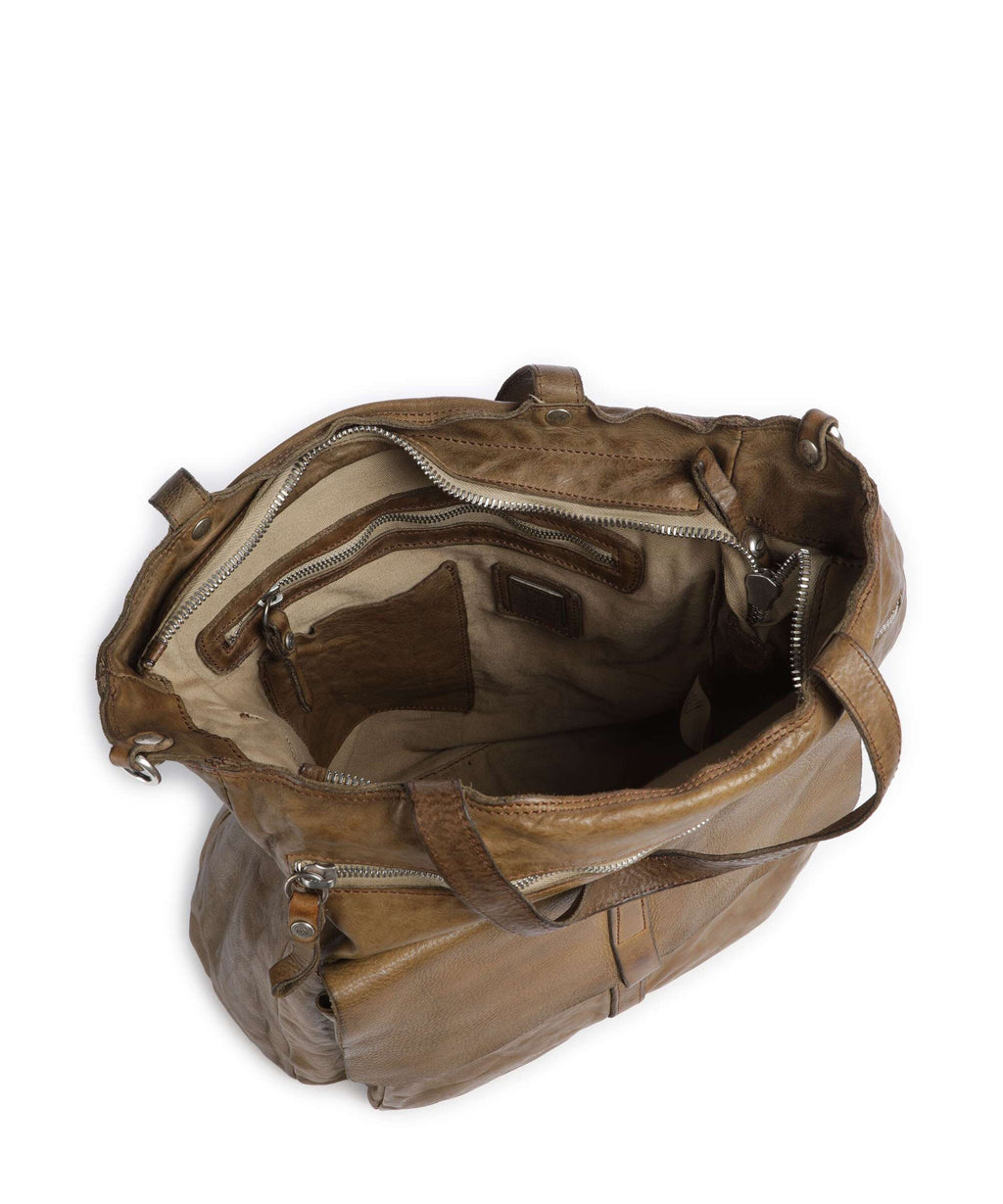 Campomaggi Tote bag verde militare