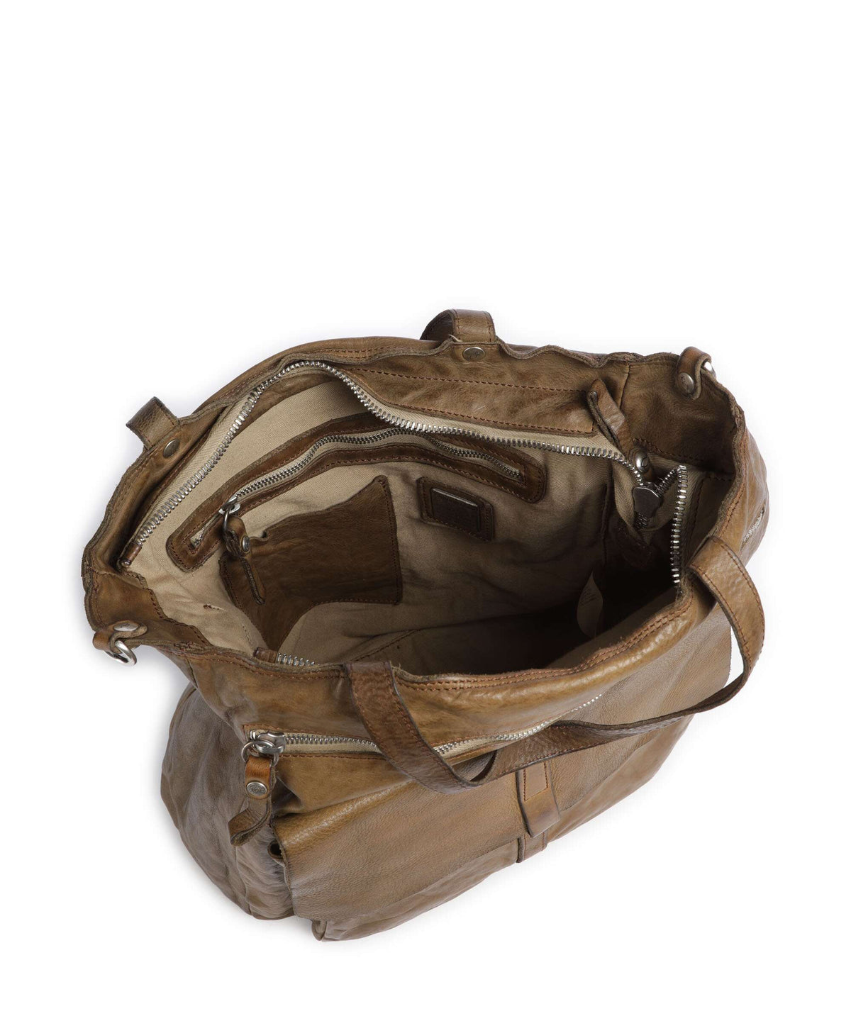 Campomaggi Tote bag verde militare