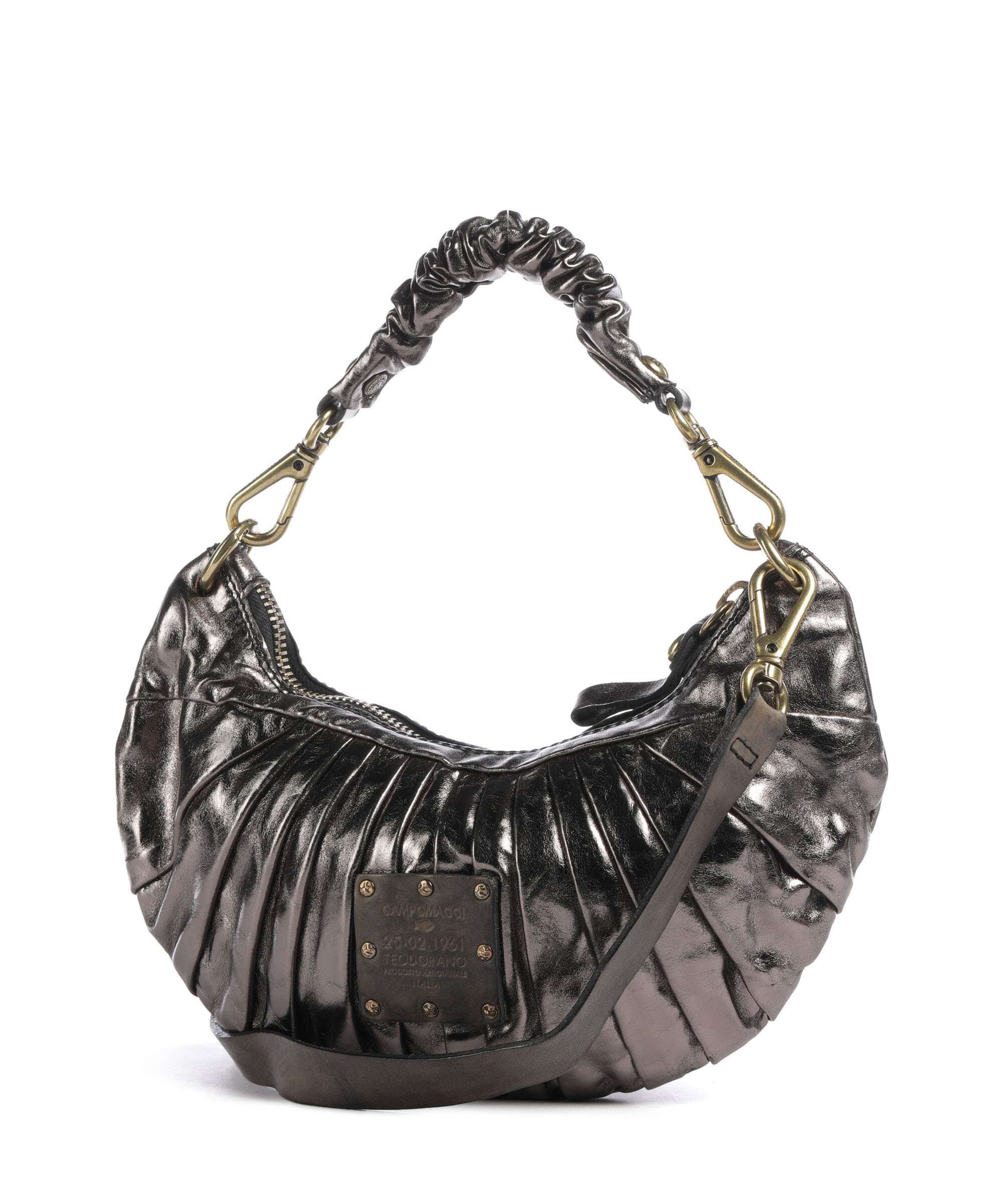 Campomaggi Shoulder bag lead grey