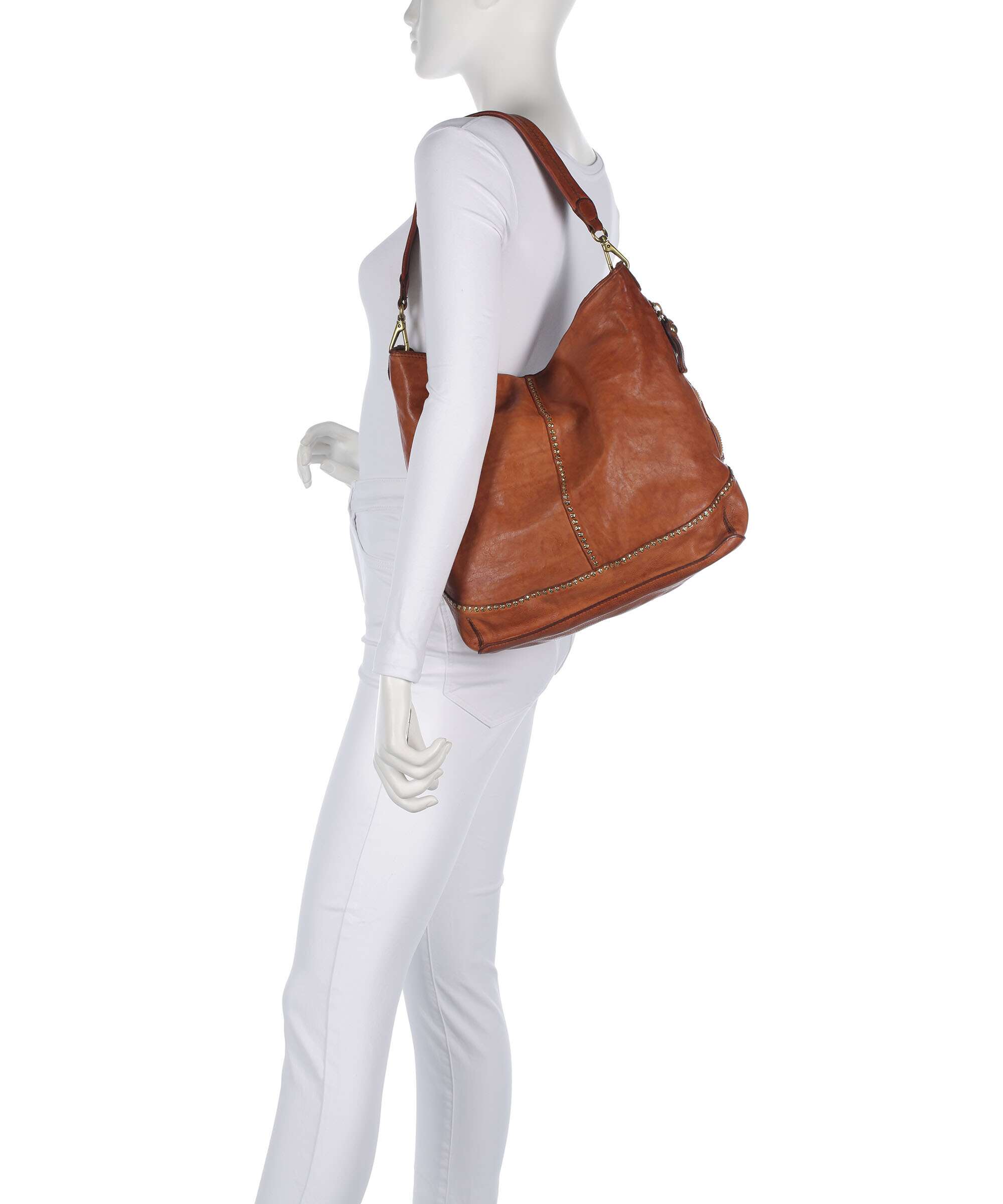 Campomaggi Hobo bag cognac