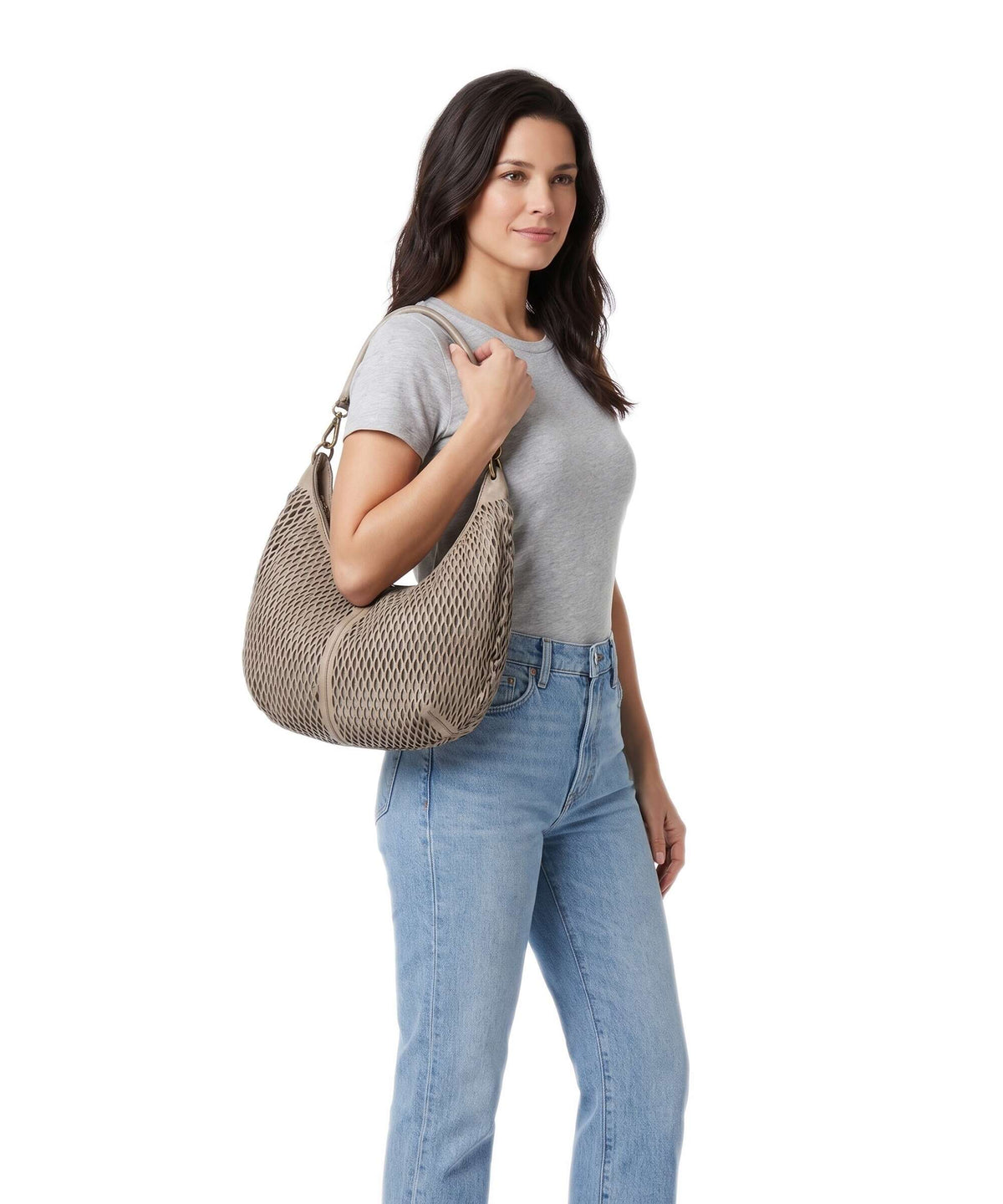 Campomaggi Hobo bag ice
