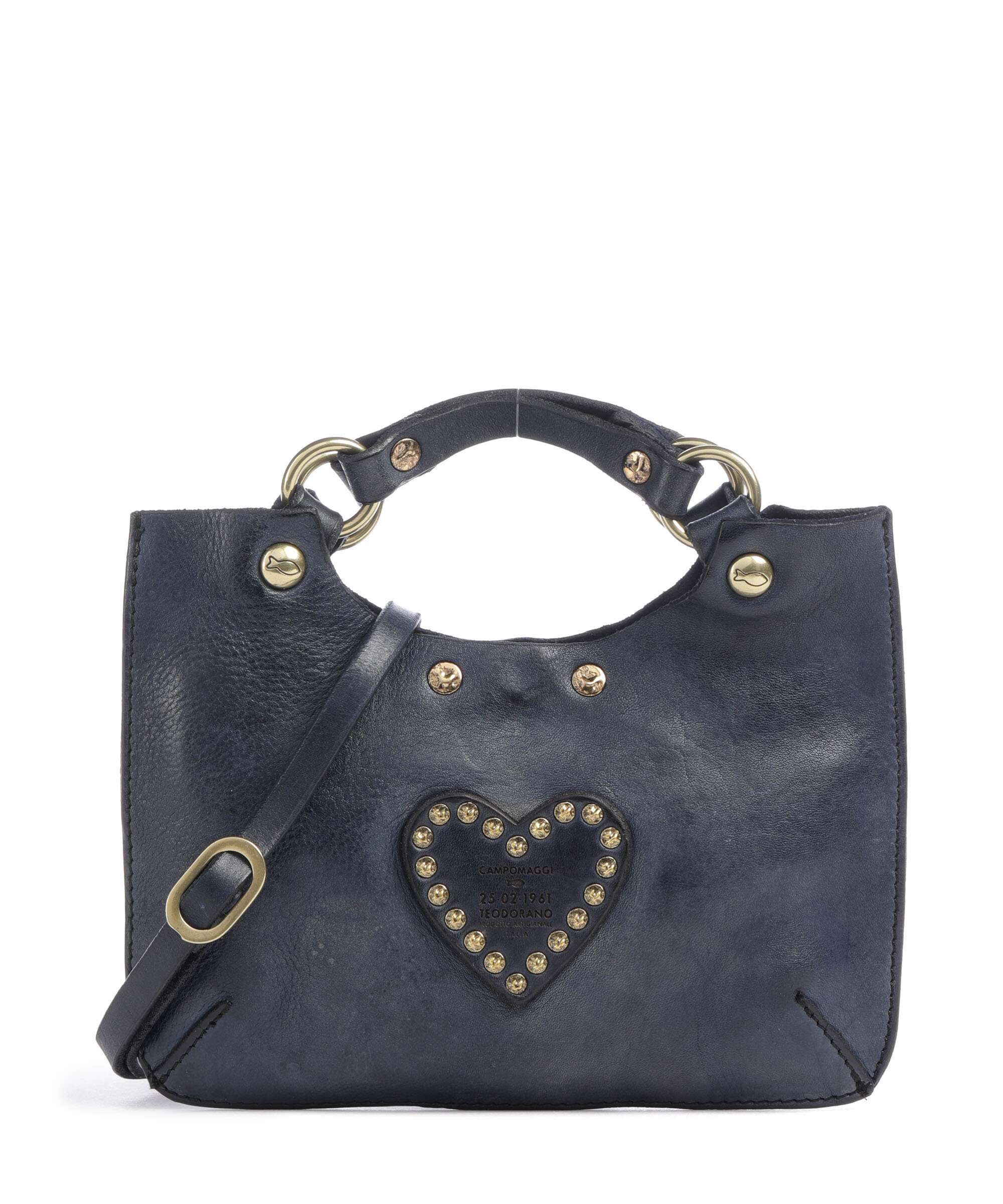 Campomaggi Handbag fine grain cow leather wine