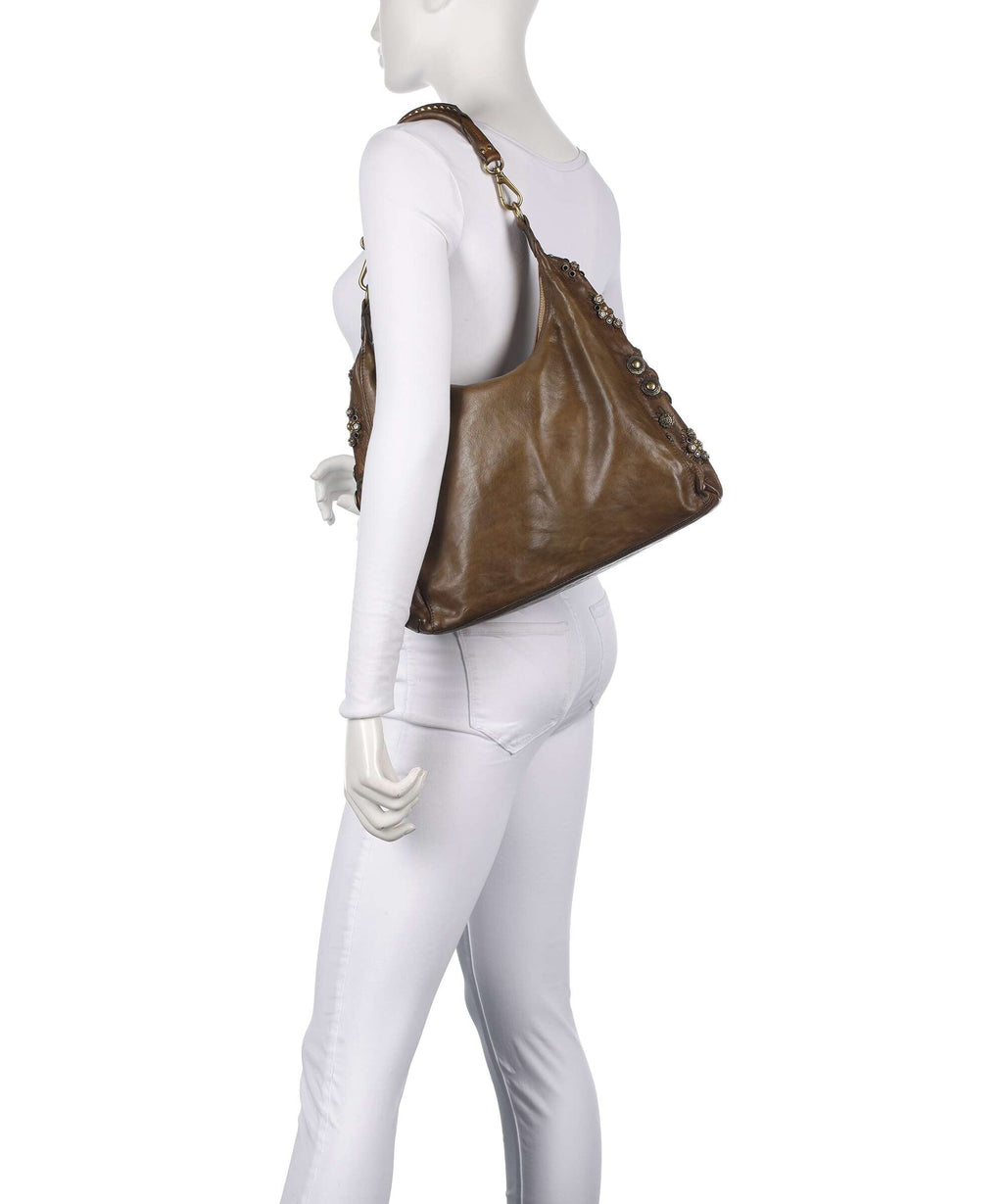 Campomaggi Hobo bag verde militare