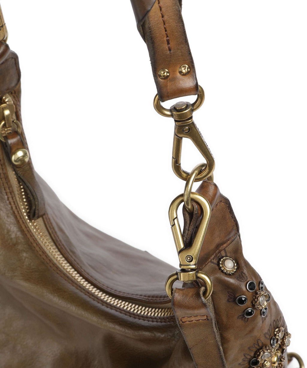 Campomaggi Hobo bag verde militare
