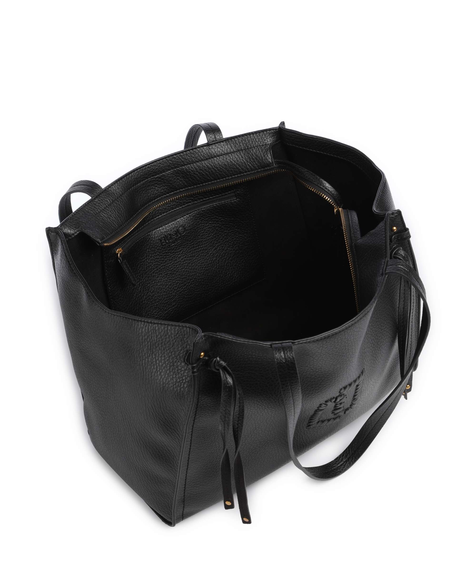 Liu Jo Lapislazzulo L Tote bag imitation leather nero - AA6080