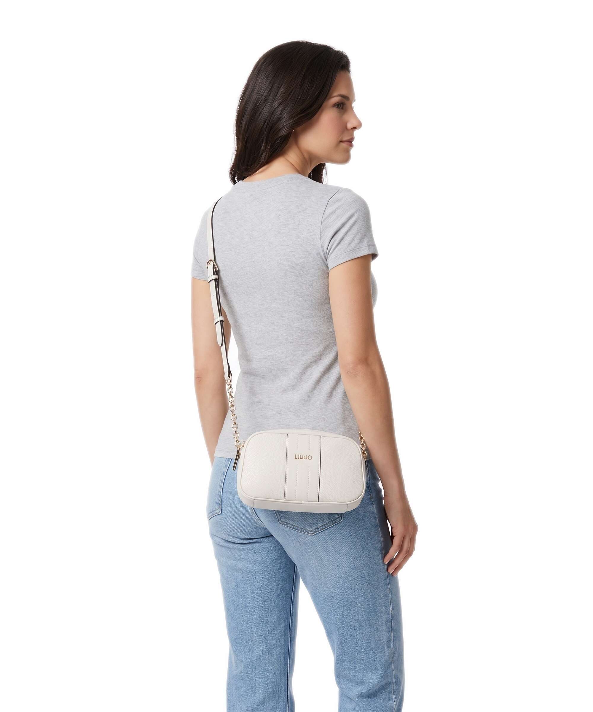 Liu Jo Ematite M Crossbody bag imitation leather cream - AA6106