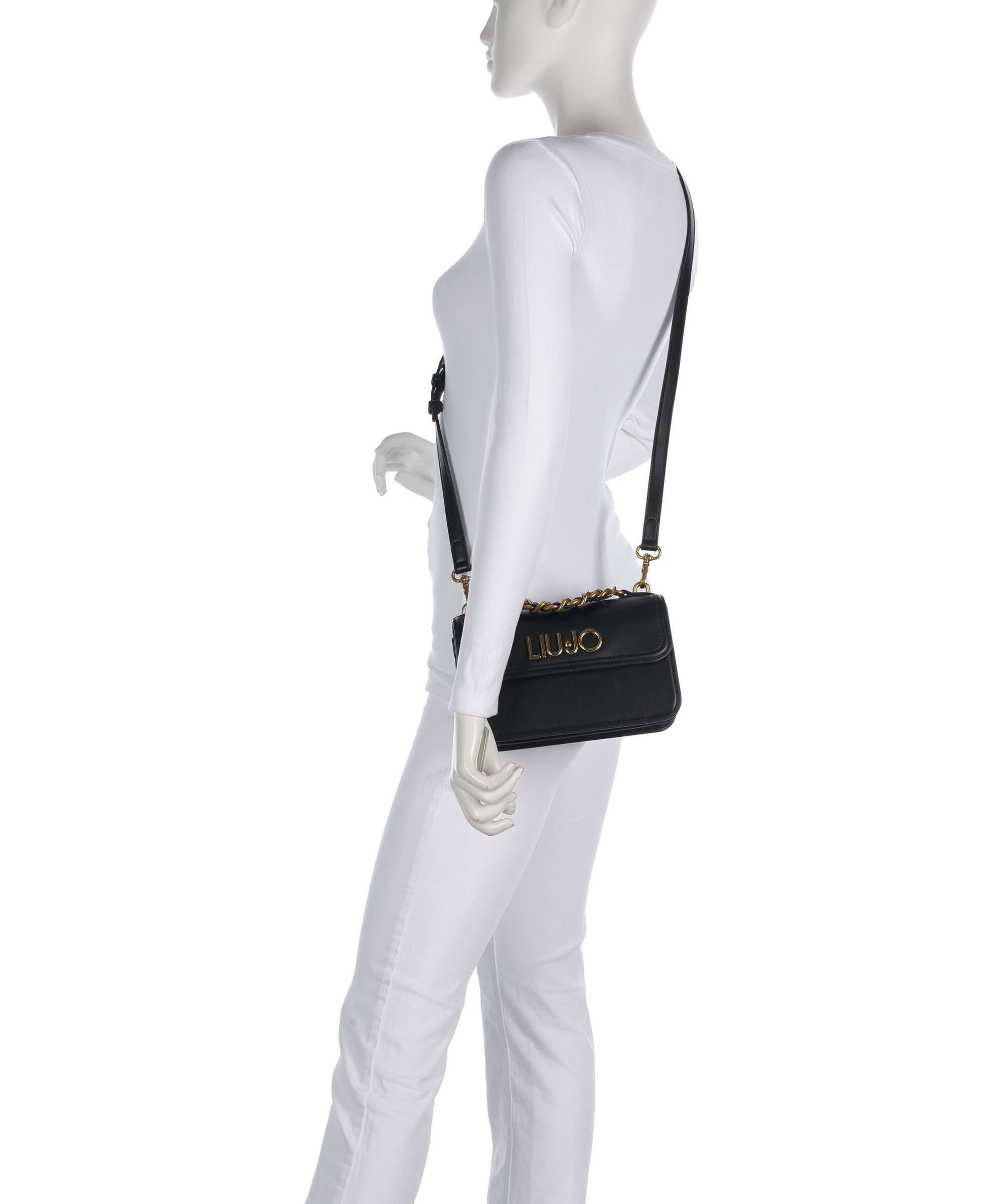 Liu Jo Shaula M Crossbody bag imitation leather nero - AA6121