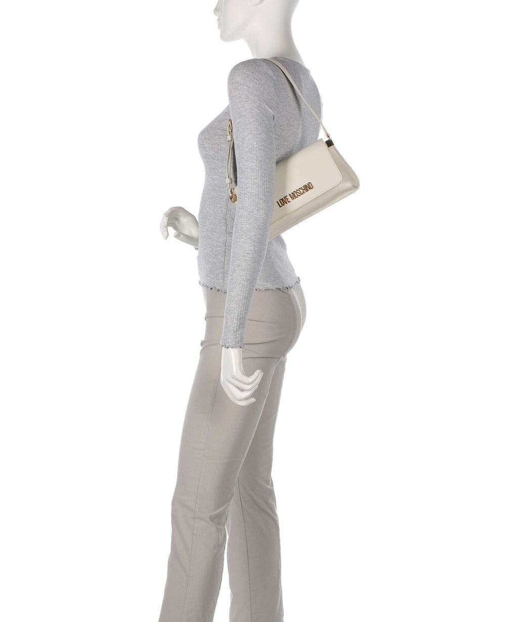 Love Moschino Smart Daily Shoulder bag avorio