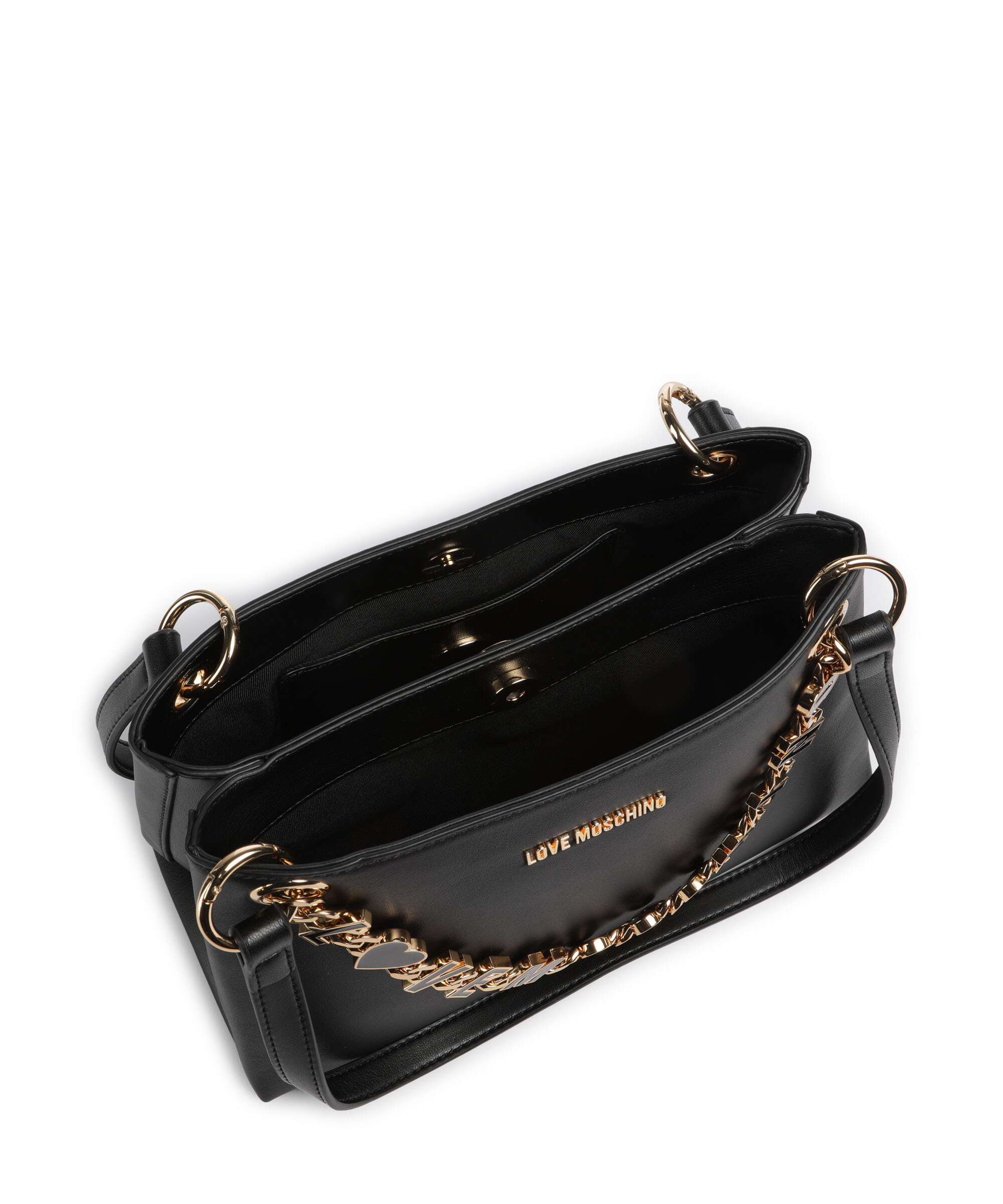 Love Moschino Dangling Shoulder bag imitation leather nero