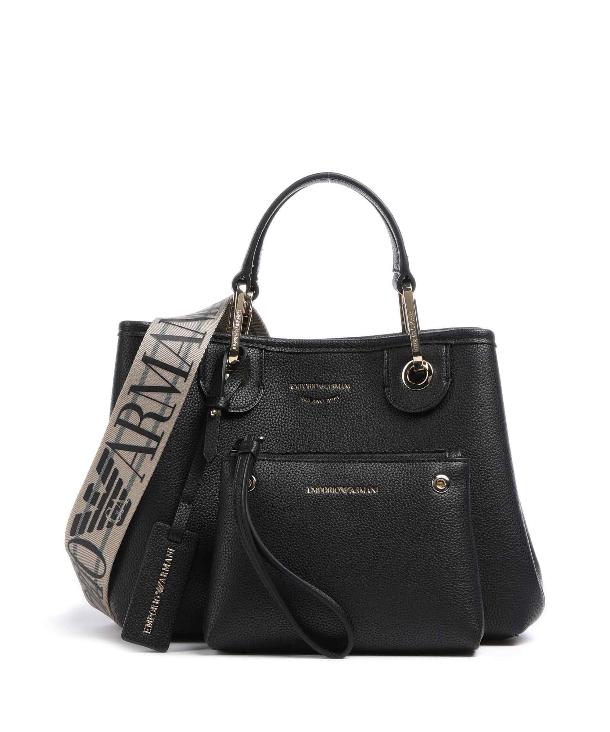 Emporio Armani My EA Handbag imitation leather nero/silver
