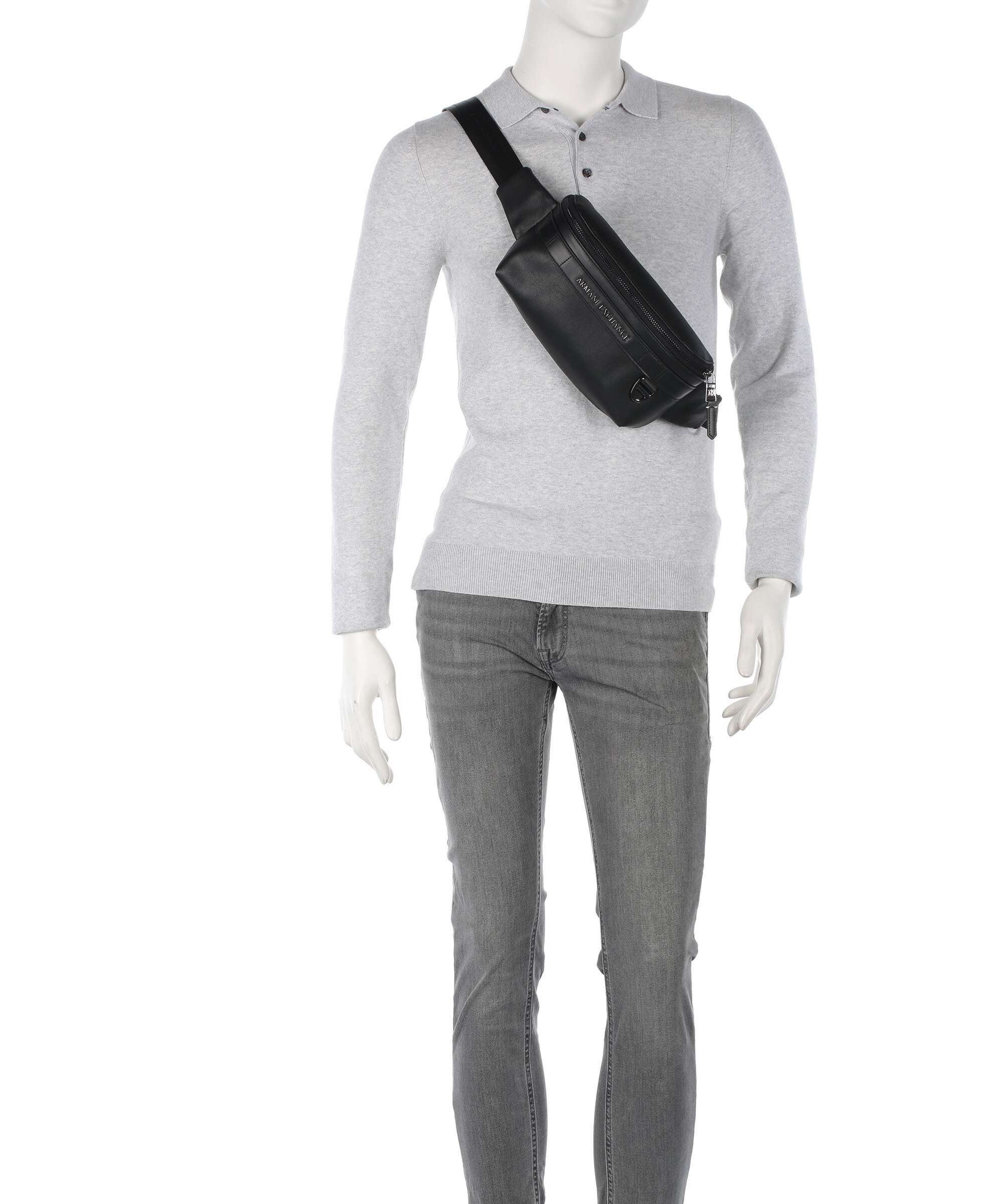 Armani Exchange Tulum Fanny pack black