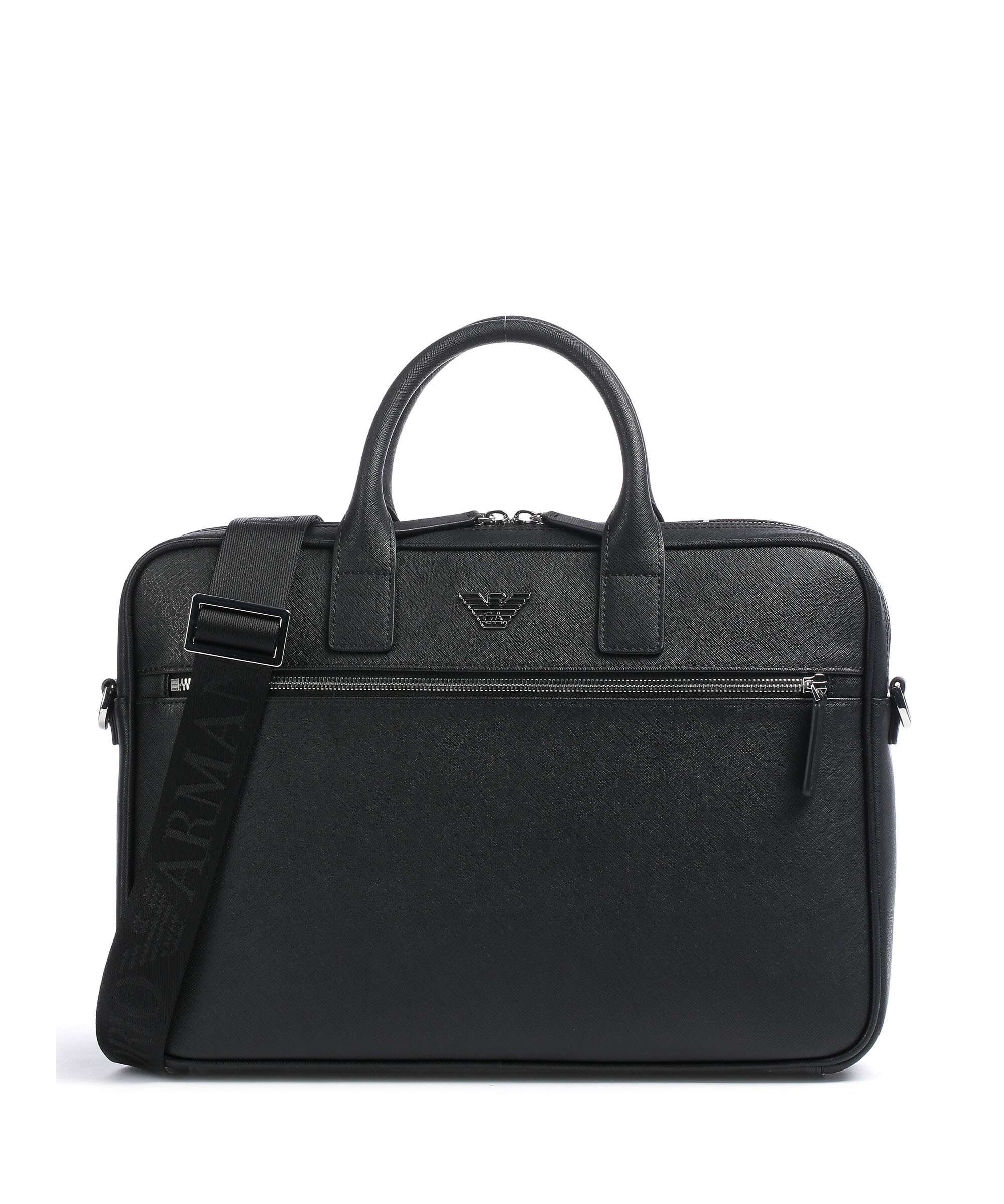 EMPORIO ARMANI バッグ Emporio Armani FLAP CROSS - Geantă crossbody - nero/silver