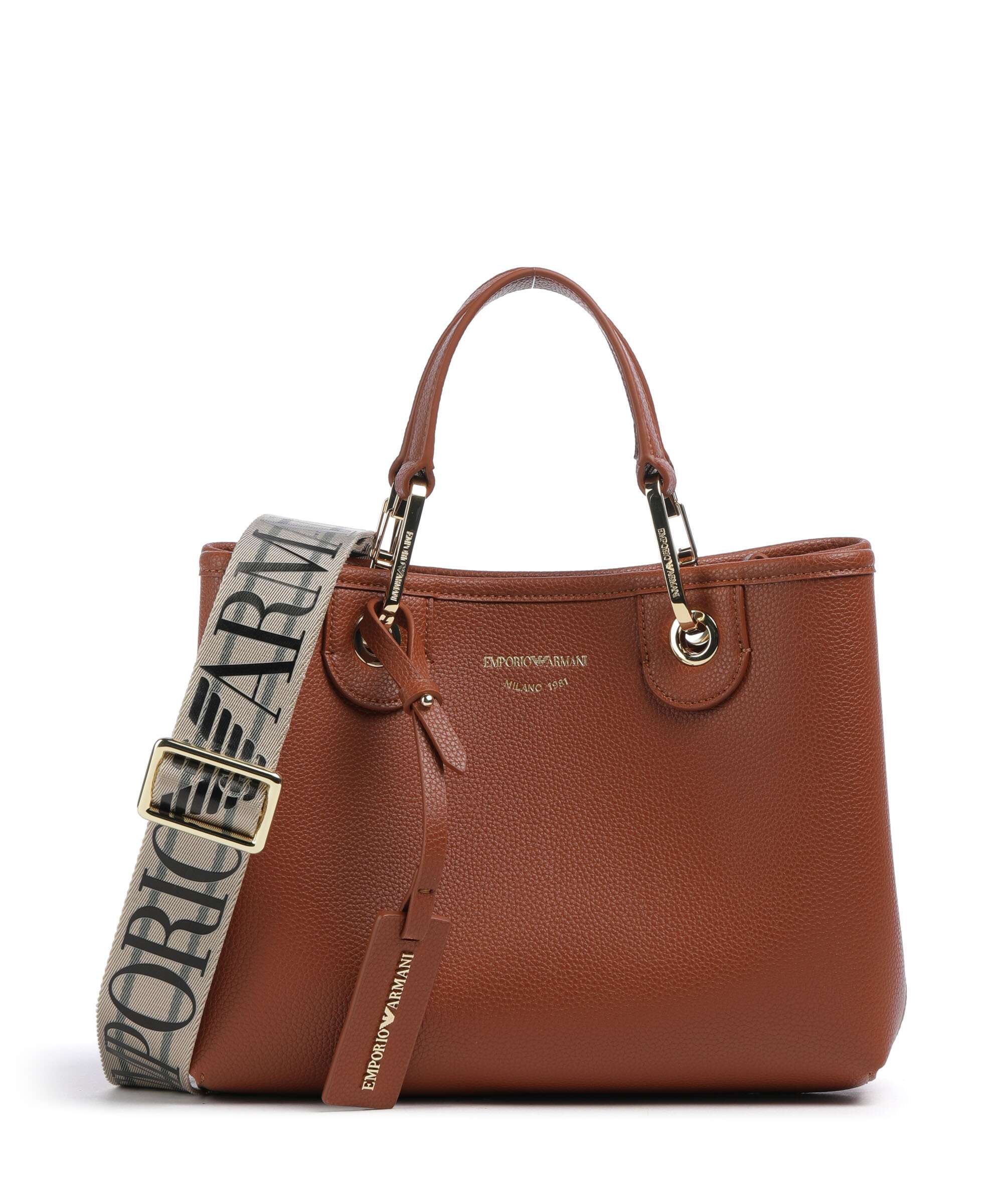Emporio Armani My EA Handbag imitation leather nero/silver