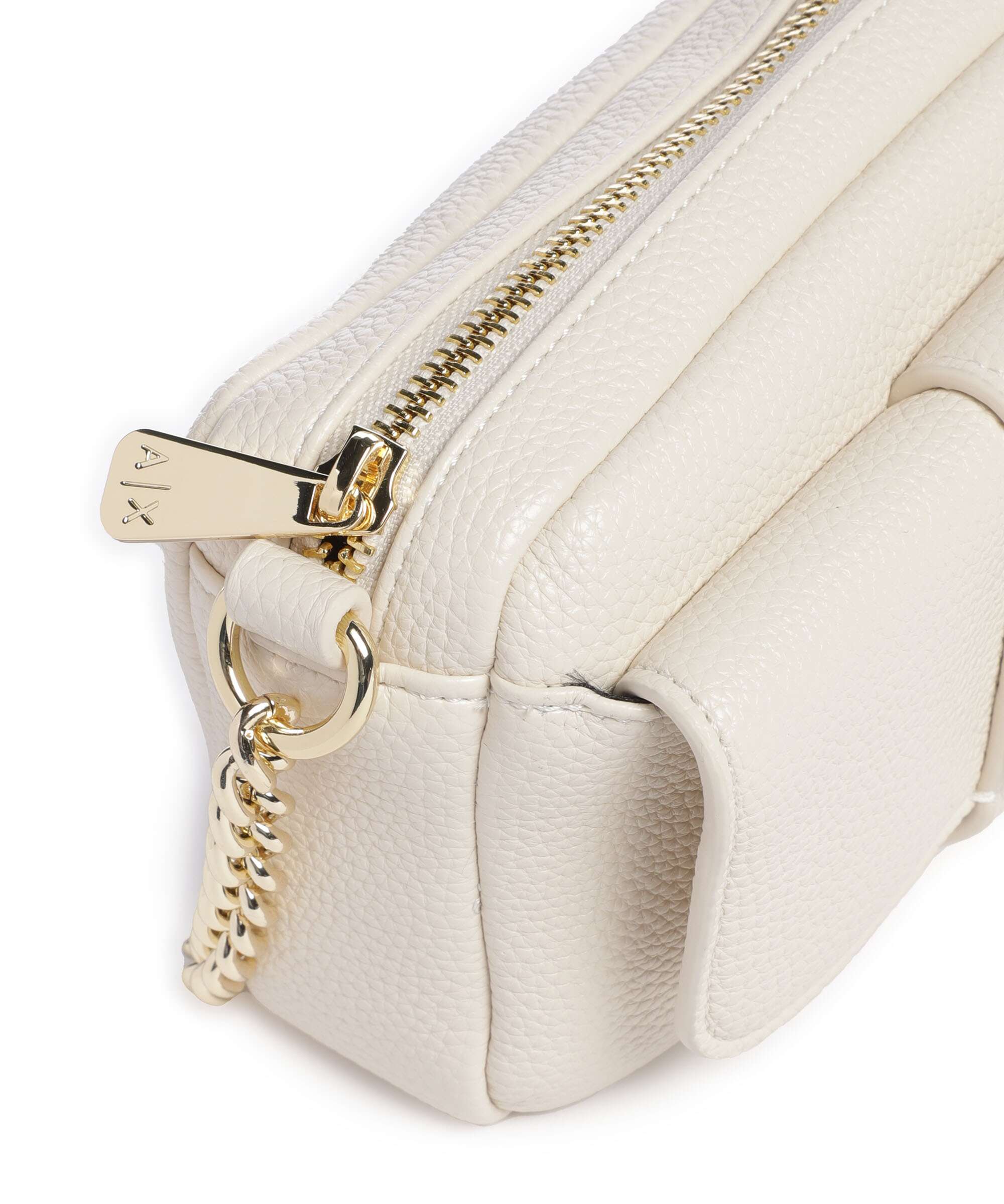 Armani Exchange Susie Soft Crossbody bag offwhite