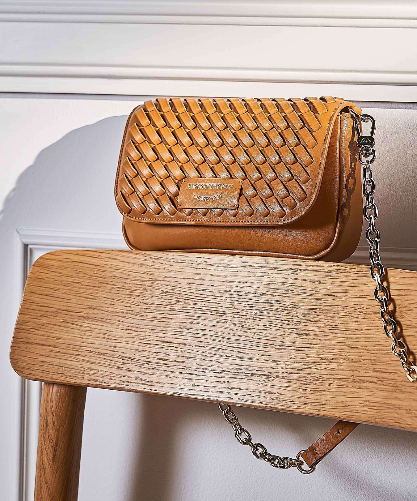 Emporio Armani Lilly Crossbody bag caramello