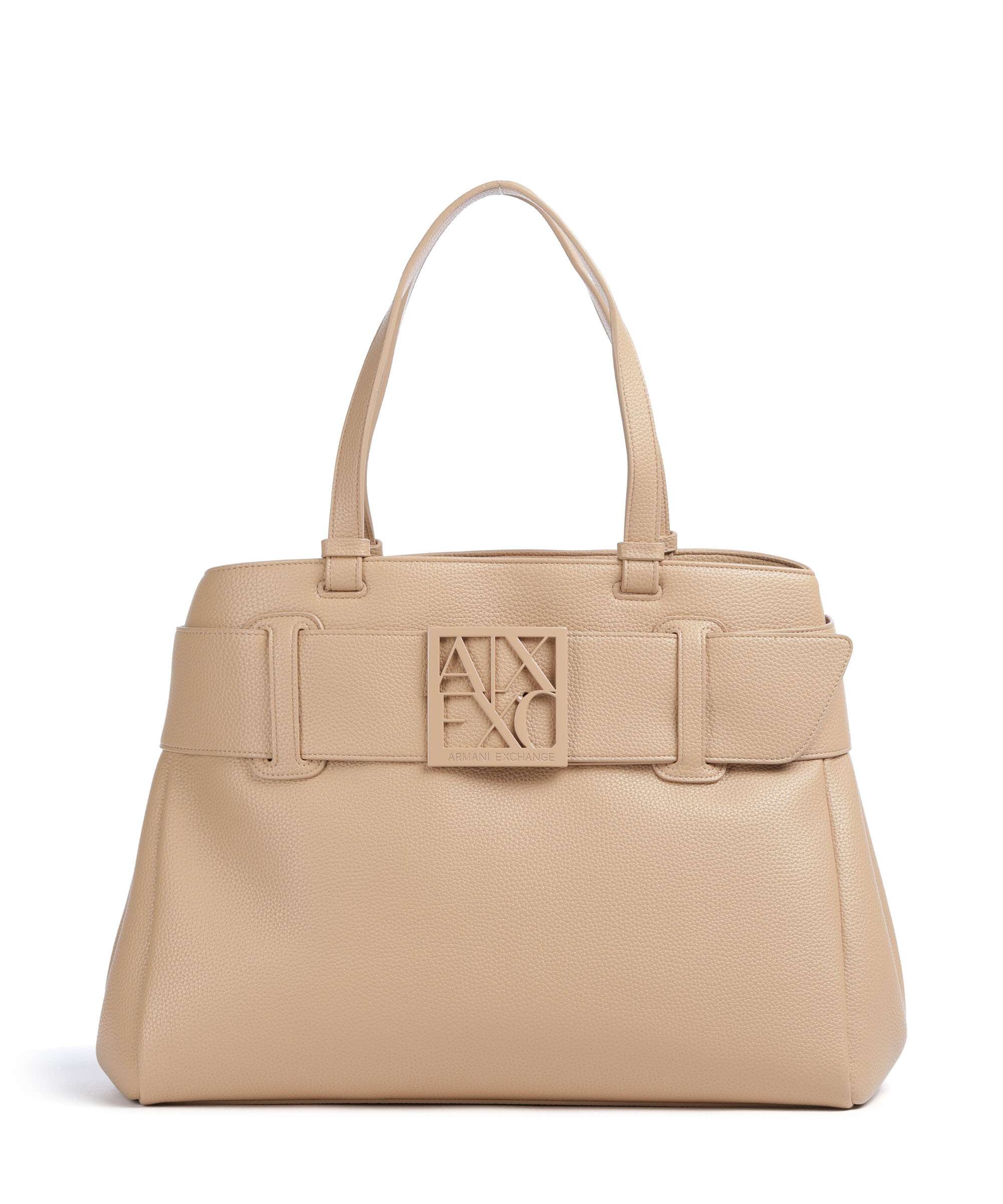 Armani Exchange Susy Soft Tote bag imitation leather candied