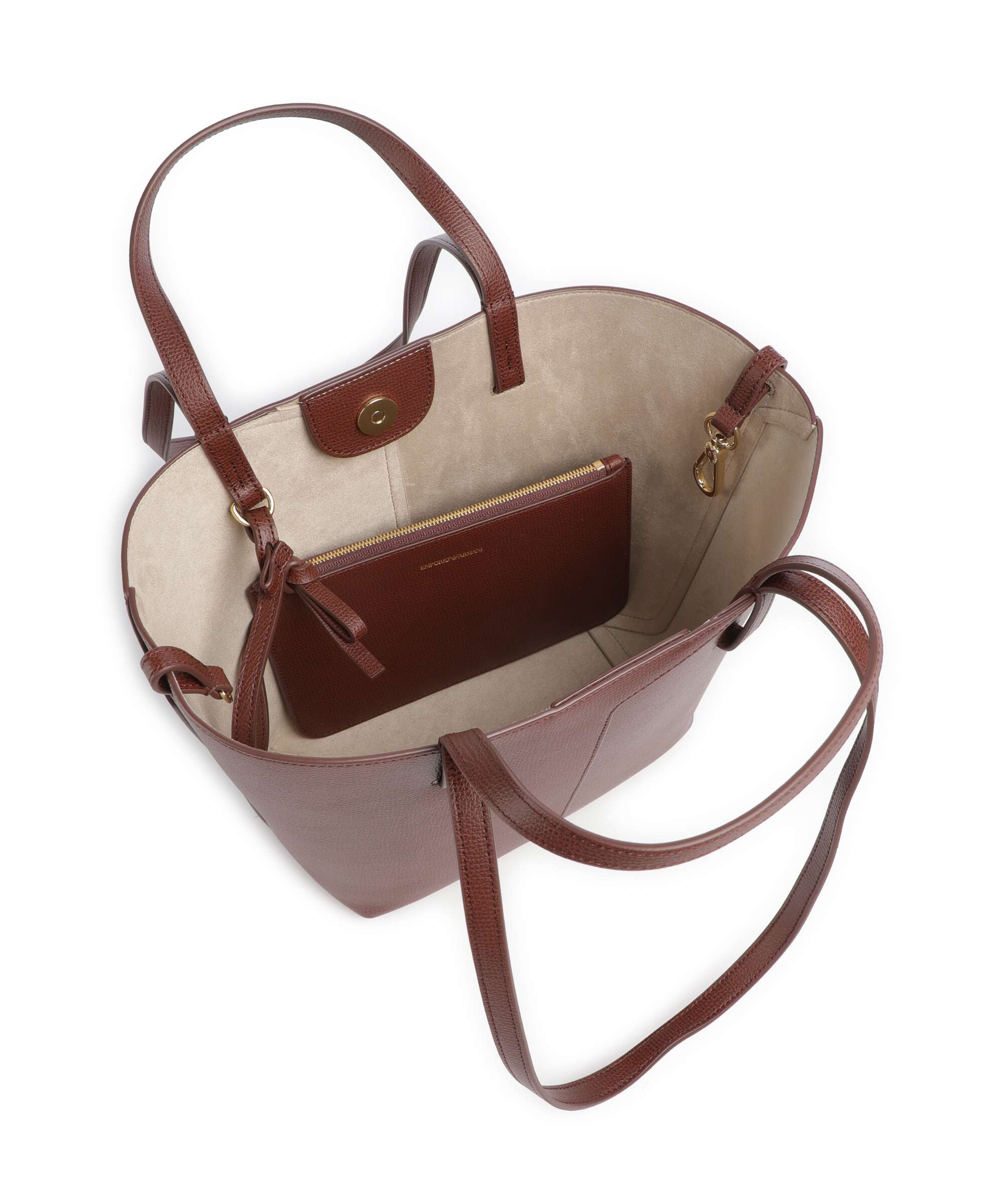 Emporio Armani 24/7 S Tote bag foliage