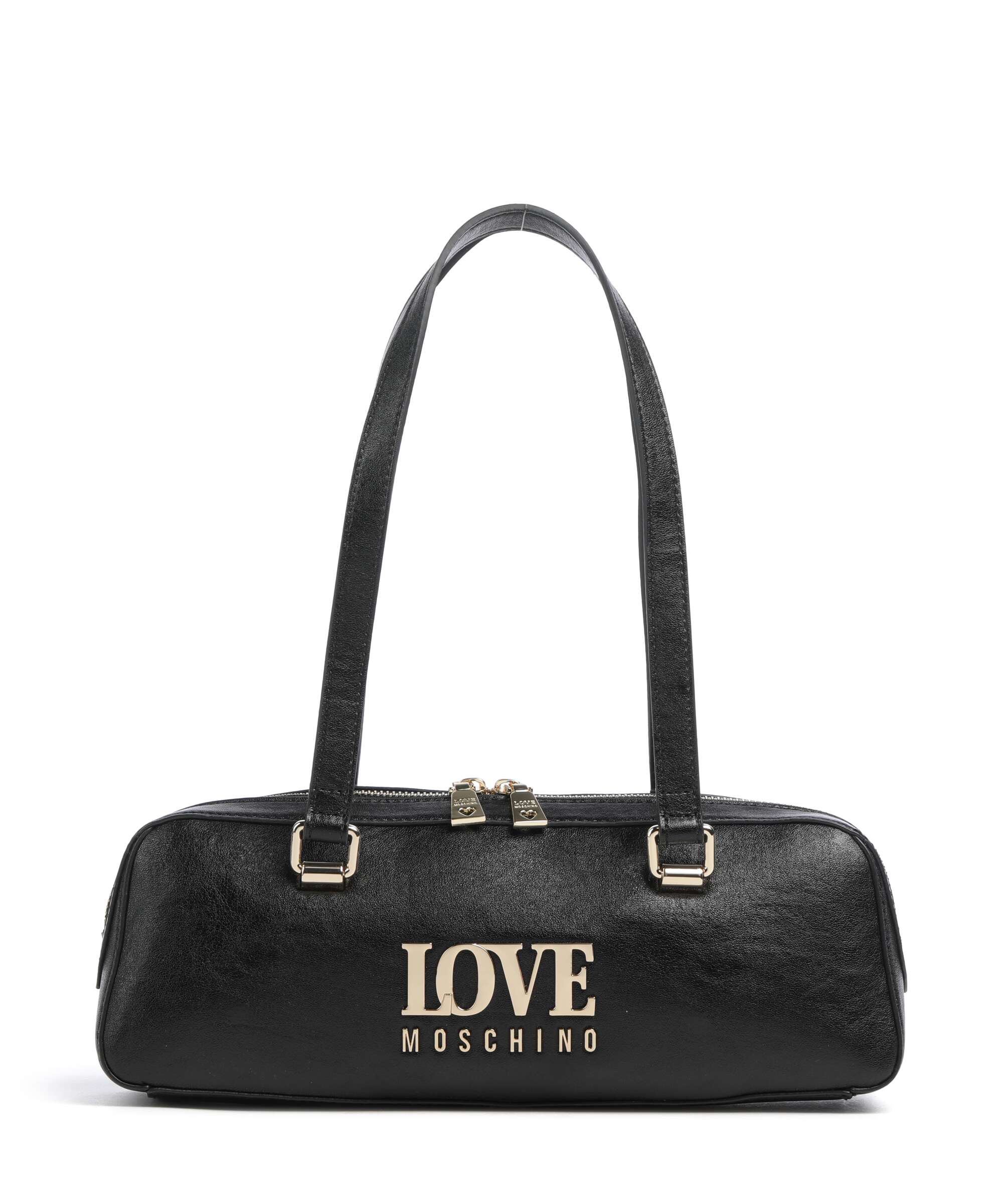 Love Moschino Gilded Shoulder bag imitation leather nero