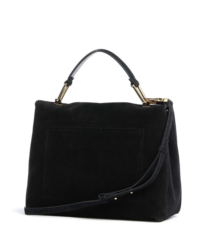 Coccinelle Liya Suede Handbag noir
