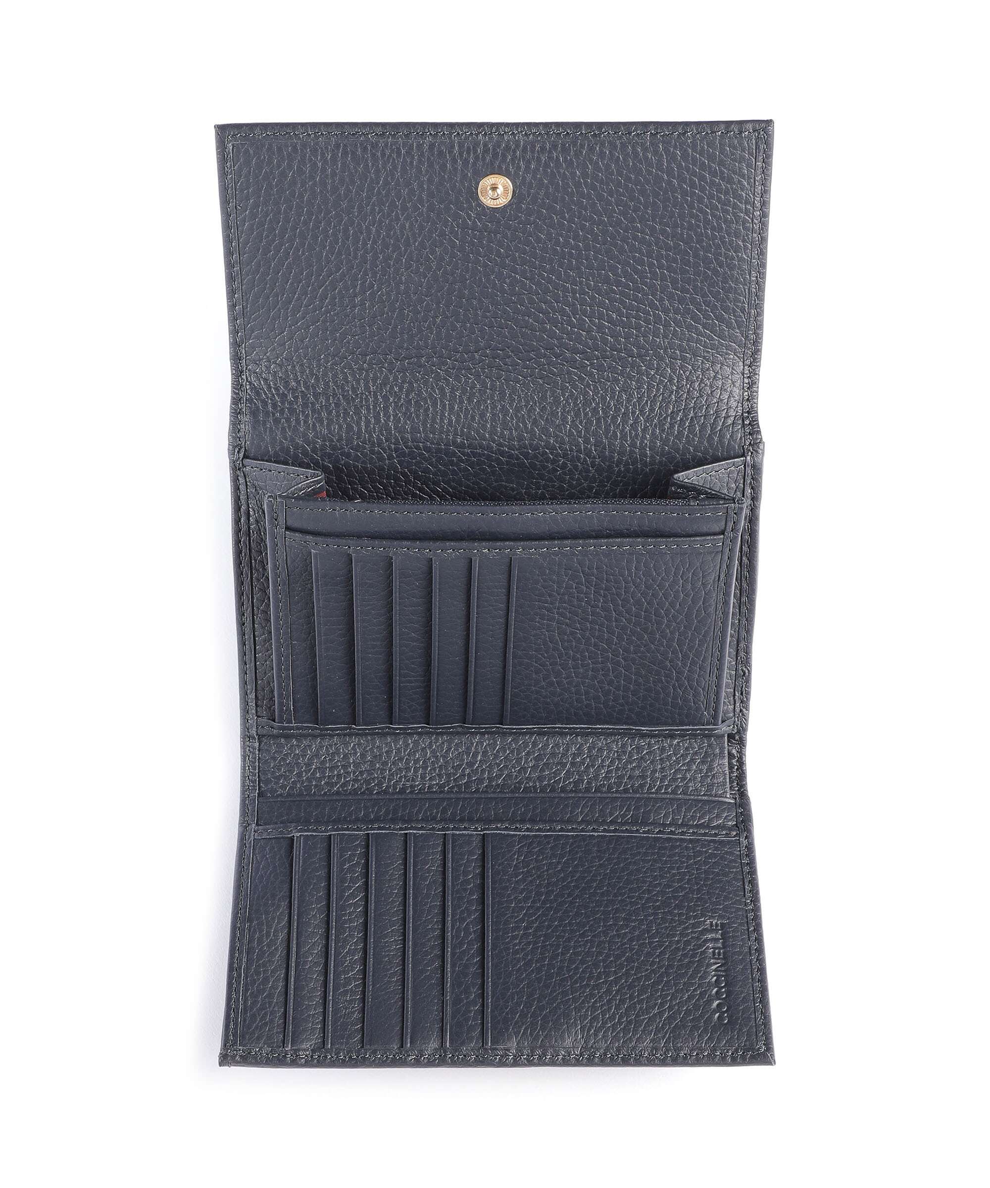 Coccinelle Metallic Soft RFID Wallet midnight blue