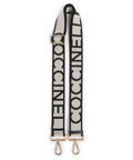 Coccinelle Nastro Signature Bag strap chalk