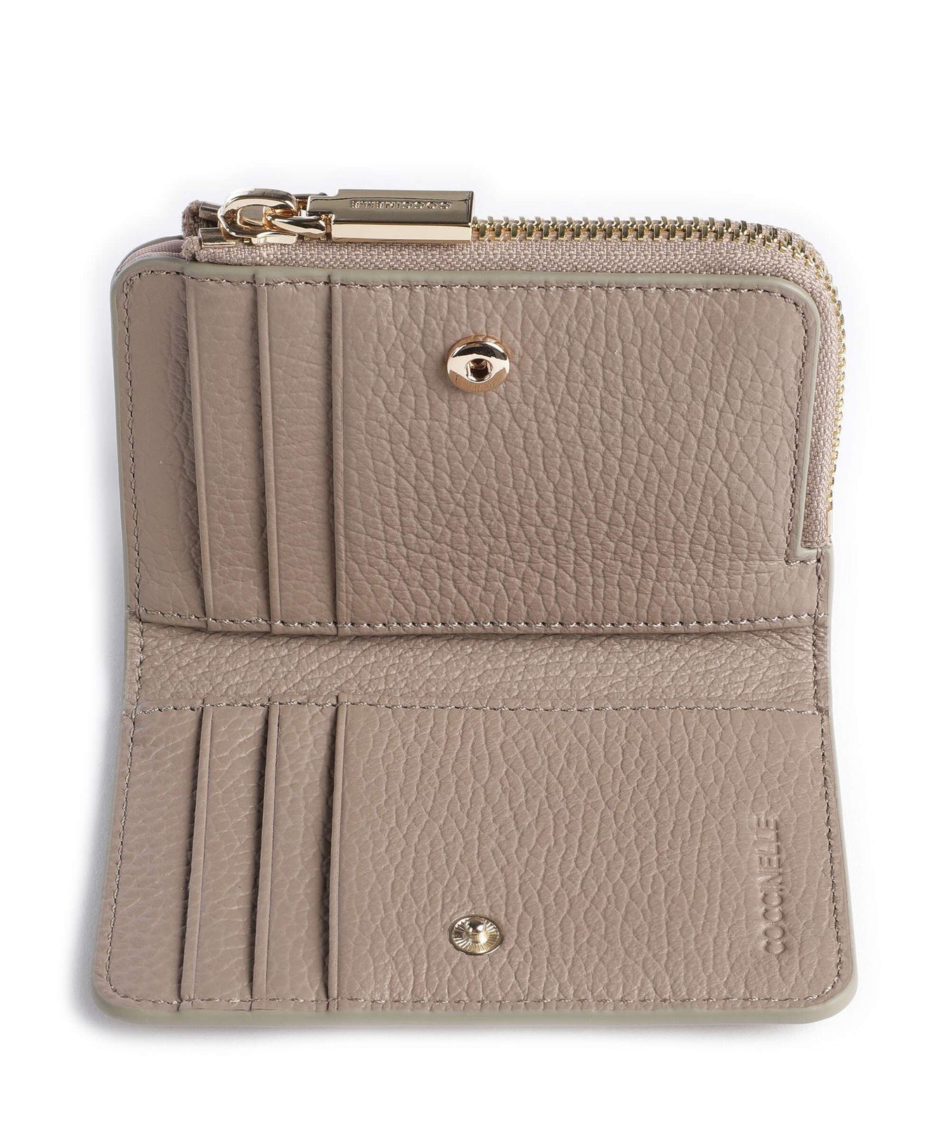 Coccinelle Metallic Soft Wallet warm taupe