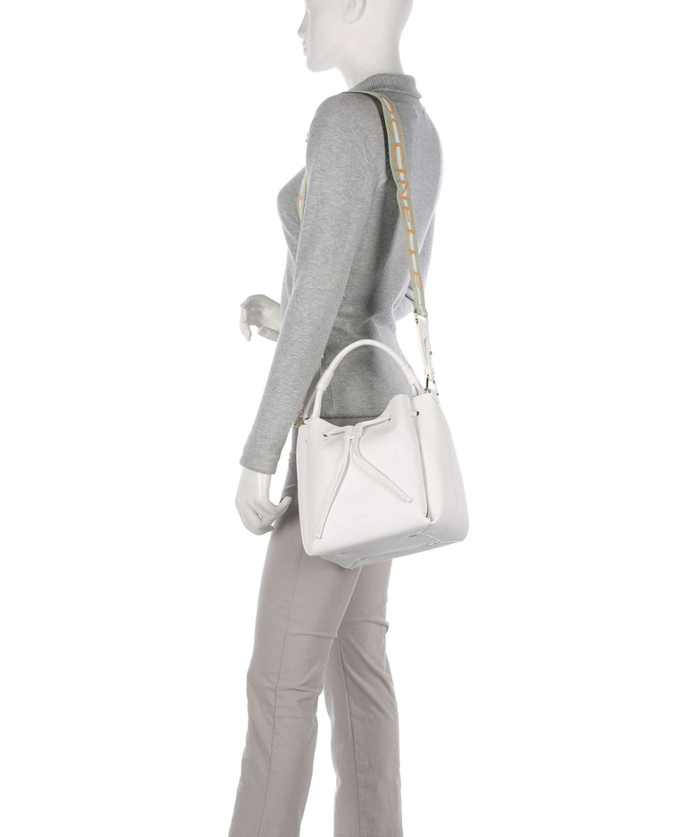 Coccinelle Eclyps Bucket bag brillant white