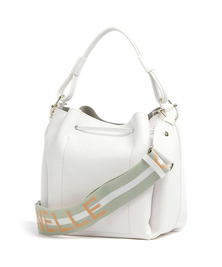 Coccinelle Eclyps Bucket bag brillant white