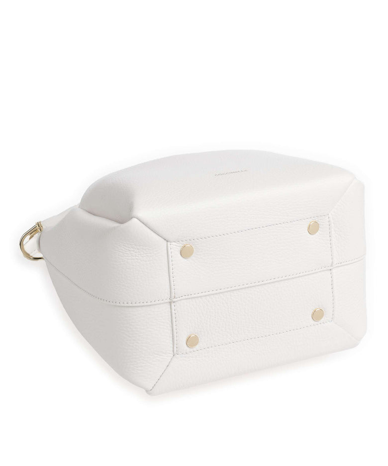 Coccinelle Eclyps Bucket bag brillant white