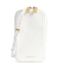 Coccinelle Flor Phone bag brillant white
