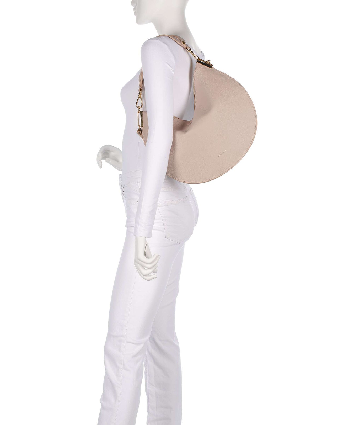 Coccinelle Sunup Hobo bag rosette/warm taupe