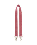 Coccinelle Nastro Signature Bag strap rosewood