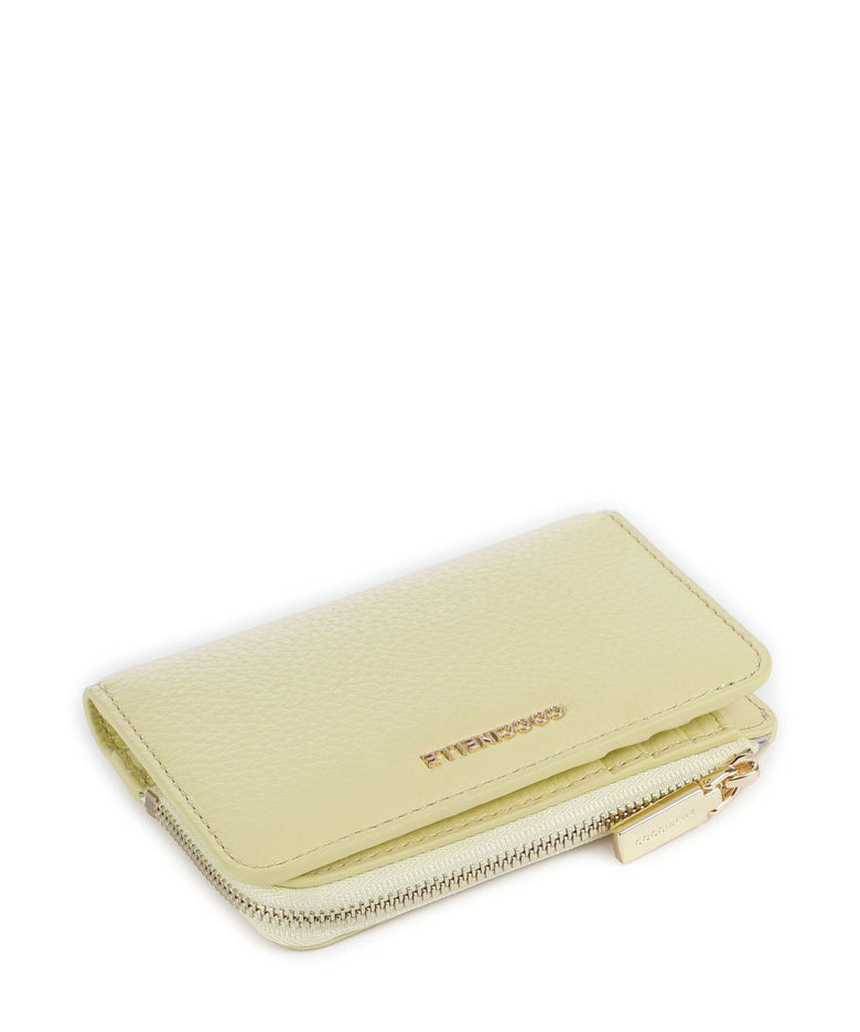 Coccinelle Metallic Soft Wallet lime wash