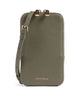 Coccinelle Flor Phone bag laurel green