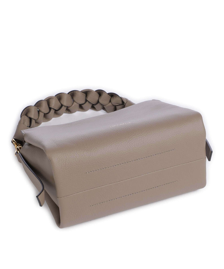 Coccinelle Boheme Grana Double Handbag warm taupe/rosette