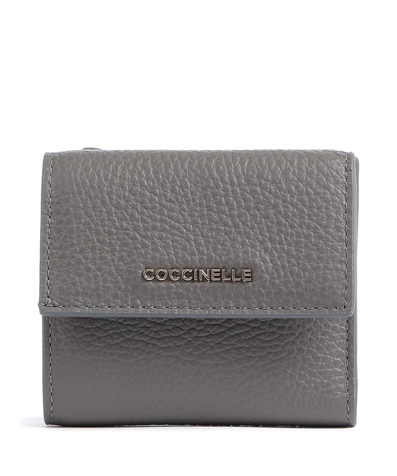 Coccinelle Metallic Soft Wallet grafite