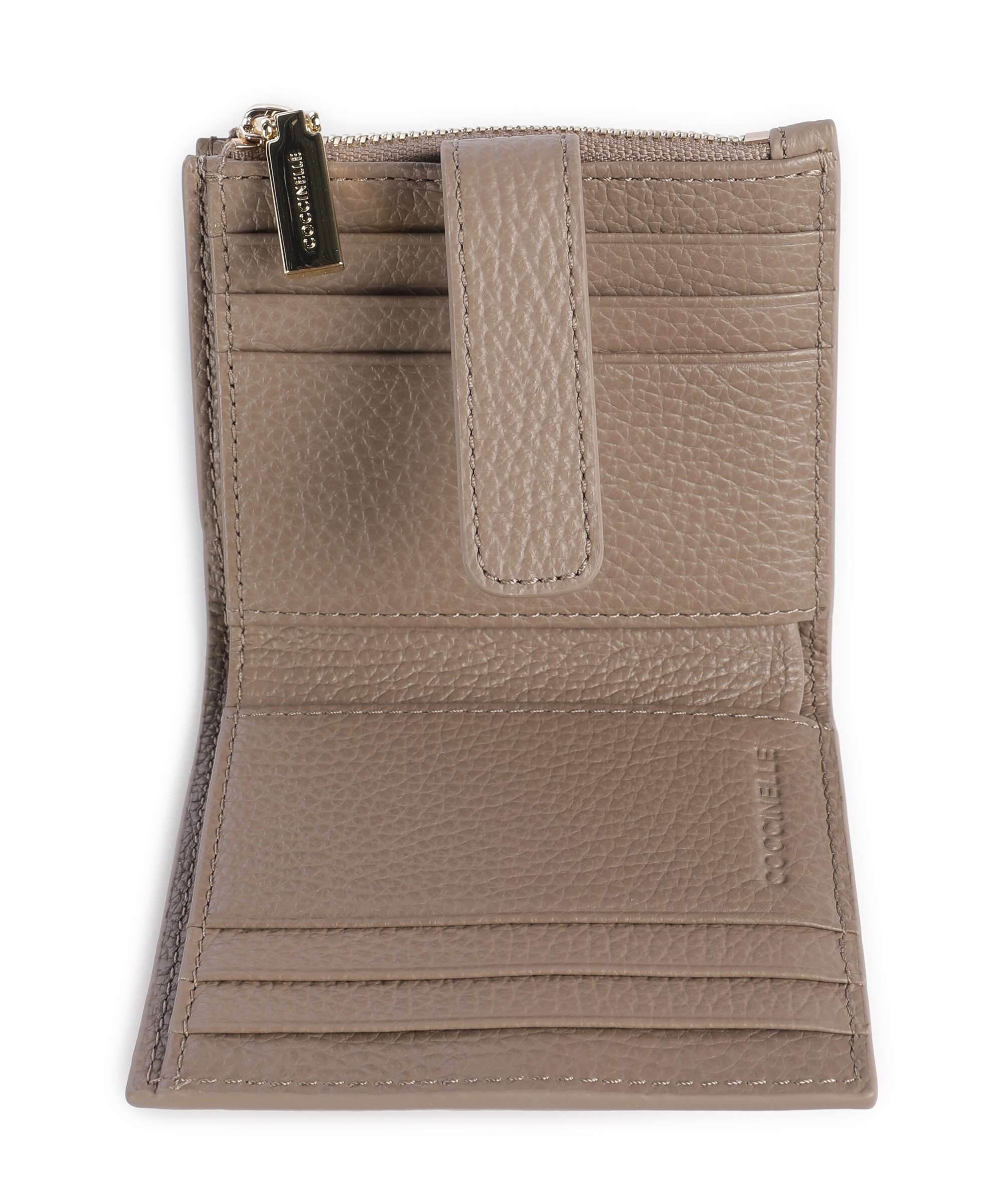 Coccinelle Metallic Soft Wallet warm taupe