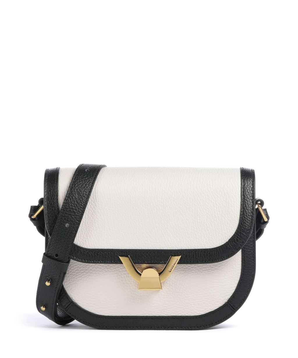 Coccinelle Dew Crossbody bag blanco/noir