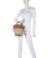 Coccinelle Myrtha Canvas Bucket bag natural/cuir