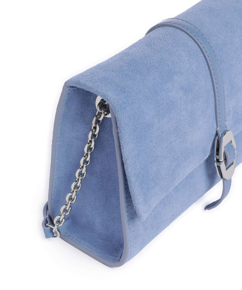 Coccinelle Dorian Suede Crossbody bag azul