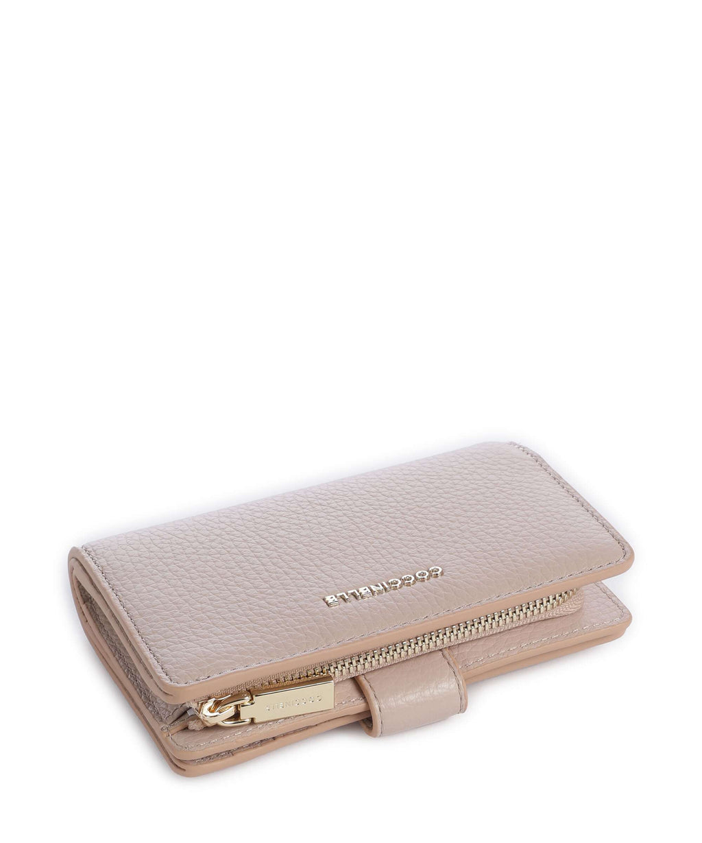 Coccinelle Metallic Soft Wallet rosette