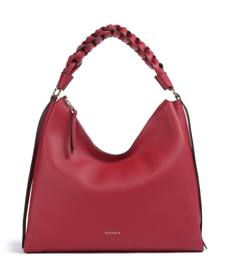 Coccinelle Boheme Grana Double Hobo bag sangria/skin