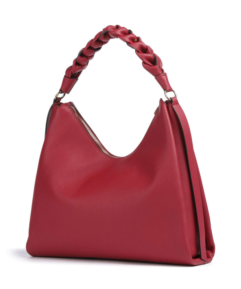 Coccinelle Boheme Grana Double Hobo bag sangria/skin